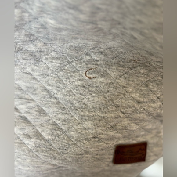 L.L. Bean M Light Gray Women's Quarter-Zip Sweatshirt comfort winter fall - Picture 7 of 10